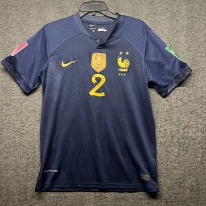 Nike France World Cup 2022 Soccer Jersey Football Dri-Fit Mens Large (READ)‎